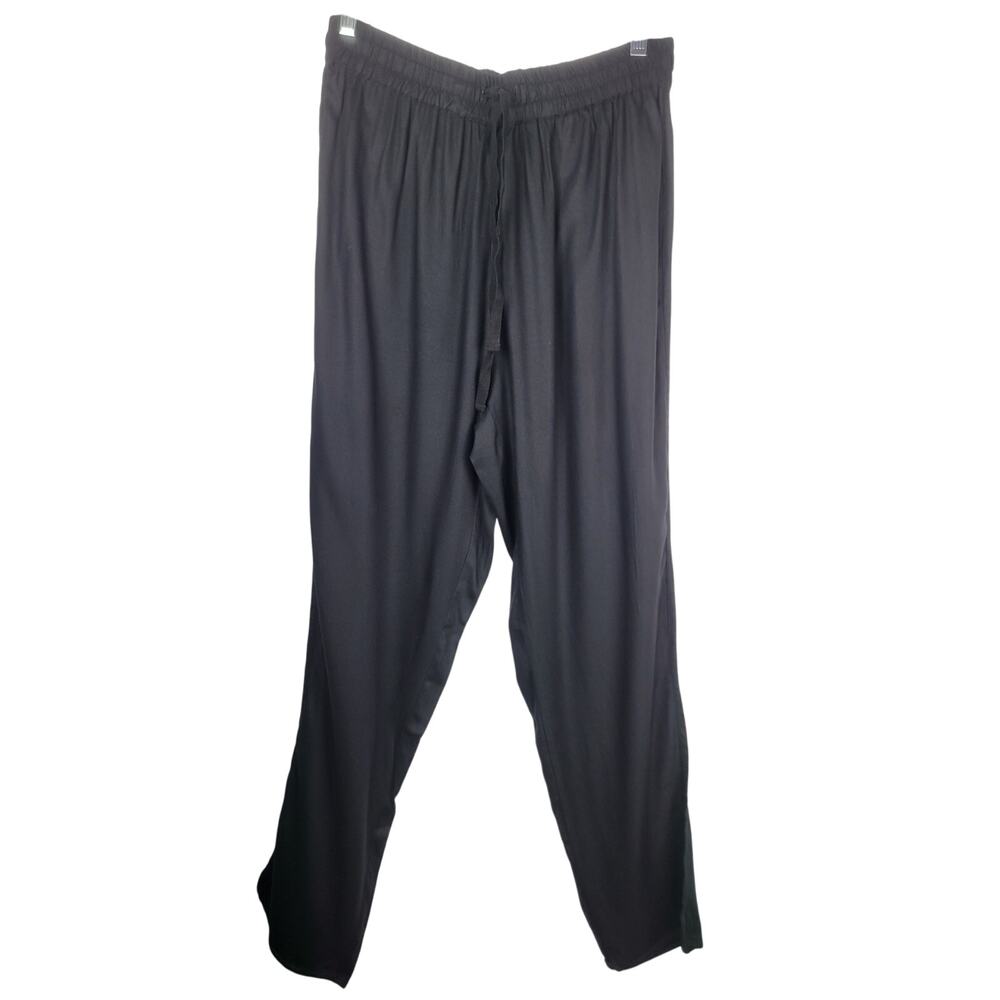Bobi Los Angeles Revolve Casual Pants Women's Black Straight Leg Size XL
